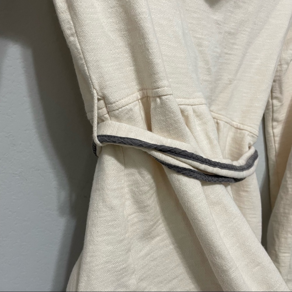 Anthropologie Cardigan Jacket Cotton SMTWTFS Hooded Small S - Picture 5 of 13